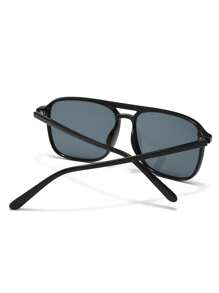 1pc Men's Geometric Pattern Decor Casual Beach Fashion Glasses, All-Season Fashion