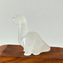 1pc 4cm Natural Crystal Stone Dinosaur Carving Decor, Crystal Dinosaur Home Decoration. Crystal Gift