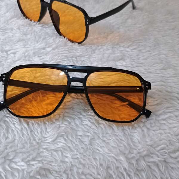 Óculos Tonny Stark Noturno Amarelo