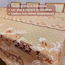 Toalha de Mesa Linhão Grossa para 4, 6 e 8 Lugares - Alegra - Visão 3