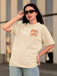 Men T-Shirts - Màu Khaki - Xem 6