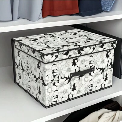 Extra-Large And Thick Non-Woven Fabric Storage Box, Foldable, Waterproof, Suitable For Organizing Clothes And Quilts.