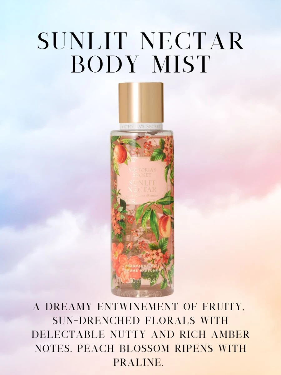 Victoria's Secret Victoria's Secret VS Body Mist Fine Fragrances Pink Perfume Dreamy Petals Sunlit Sparkling Blooms - 陽光下的花蜜 - 查看 1