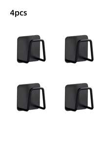 1/2/4pcs Stainless Steel Sponge Holder For Kitchen Sink,Scrub Holder For Kitchen Sink Sponge Holder Dish Scrubber Holder Kitchen Sponge Holder For Sink,Adhesive Sponge Hooks For Bedroom Bathroom Restroom