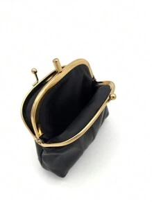 New Genuine Leather Wallet With Zipper Card Slots And Compartment For Women Wallet Mini Wallet Purse Wallet Coin Wallet - Black - View 5