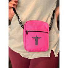Shoulder 01- RIO DE JANEIRO - Stilo Club Academia Trabalho Escolar Faculdade Viagem Masculino Feminino - Pink - Visão 2