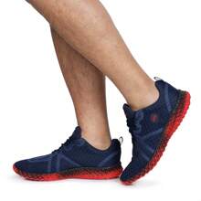 Men Sneakers - 海軍紅 - 查看 3