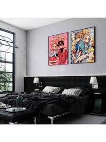 1PC Toilet Bound Hanako Kun Japan Anime Ideal Gift Canvas Painting Posters And Print Wall Decor Room Decoration Wall Art Pictures Aesthetic For Living Home Bedroom Decor No Frame