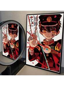 1PC Toilet Bound Hanako Kun Japan Anime Ideal Gift Canvas Painting Posters And Print Wall Decor Room Decoration Wall Art Pictures Aesthetic For Living Home Bedroom Decor No Frame