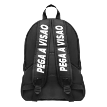 Men's Basic School Backpack Catch The Vision Printed New - Black - View 6