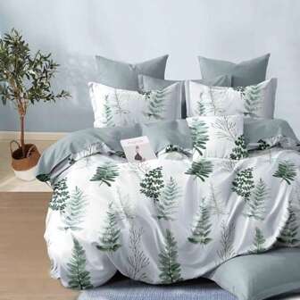 Set aus doppelseitiger, weicher und origineller Bettwäsche, 3-teilig: 2x Kissenbezug 70x80cm + 1x Bettbezug 160x200cm | Perfekt für Ihr Zuhause oder Ihr Hotel Geschenk! Klassisches und schlichtes Design. Perfekt für alle Jahreszeiten Schlafzimmer!