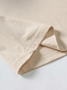 Men's Basic T-Shirt 30.1 Classic Short Sleeve Summer - Beige - View 2