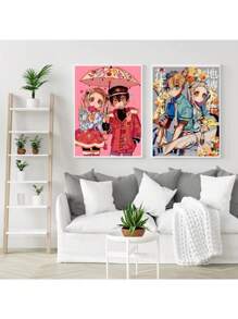1PC Toilet Bound Hanako Kun Japan Anime Ideal Gift Canvas Painting Posters And Print Wall Decor Room Decoration Wall Art Pictures Aesthetic For Living Home Bedroom Decor No Frame