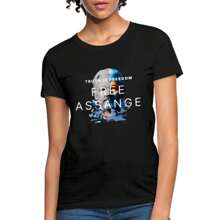 Truth Is Freedom Free Assange WikiLeaks Women's T-Shirt