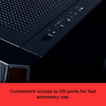 IBUYPOWER Trace Mesh Gaming PC Desktop - AMD Ryzen 7 8700F, NVIDIA GeForce RTX 4060 8GB, 16GB DDR5 Non-RGB RAM, 1TB NVMe SSD (TMA7N4602) - 查看 3