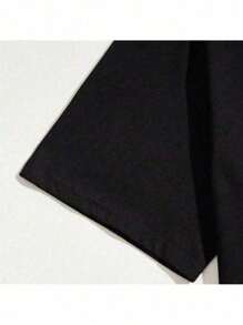 Santa Cruz Cactus Unisex Men's Basic T-Shirt 100% Cotton Fabric Skater Streetwear Fashion - 黑色 - 查看 3