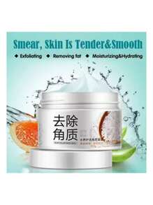 Gel Exfoliante de Arroz BIOAQUA Remueve Células Muertas, Aclara y Suaviza la Piel, Crema Exfoliante Facial Natural, Blanqueamiento, Hidratante, Reparadora, Anti Arrugas, Nutre. Crema Rostro, Cuidado de la Piel, Vitamina E, Elimina Manchas y Acne, Acido Hialuronico, Skin Care, Limpieza Facial, Disminuye Poros. White Rice, Piel mas Limpia, Sana y Suave. - Blanco - Ver 4