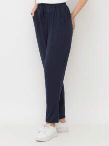 Calça viscoycra cod:7021 - Azul Marinho - Visão 4