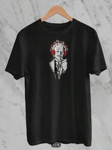 Camisa Camiseta Masculina Albert Lançamento 100% Algodão Envio imediato - Preto - Visão 1
