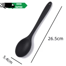 Non-Stick Silicone Spatula And Spoon Kit For Household Use - màu đen - Xem 5