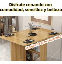 Mesa Con Sillas Para Restaurante Bar Cocina Lounge Cafetería - Multicolor - Ver 3