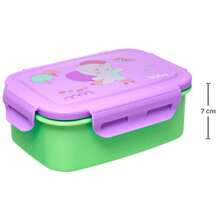 Children's Bento Box Stainless Steel Lunch Box With Buba Zoo Divider 600ml - Màu tím - Xem 7