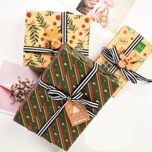 1 rollo de cinta de poliéster a rayas negras y blancas, para manualidades de Navidad, boda, lazos para el cabello, regalos, ramos, decoración de pasteles, Día de San Valentín, fiesta de cumpleaños, Año Nuevo, a rayas negras y blancas