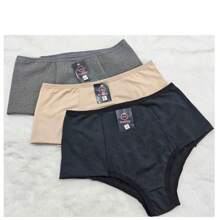 Kit 3 Calcinhas Modeladora Suplex Cinta Pós Parto Tanga Cós Alto Calçola Compressão Aperta Barriga