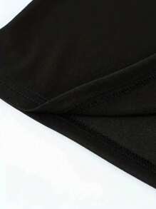 Men's Short Sleeve Round Neck T-Shirt, Small Letters Print, Fashion Street Style, Breathable T-Shirt