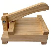 Handmade Wooden Manual Tortilla Machine - Coffee Brown - View 2