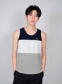 Playera Sin Mangas Tank Top, Hombre Legacy Suavizada Premium - Gris - Ver 2