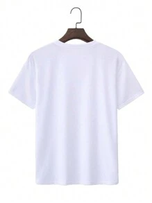 Unisex 100% Cotton Ace Of Spades - Themed T - Shirt - White - View 2