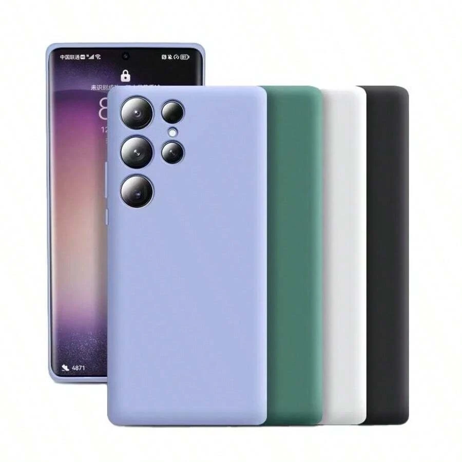 Liquid Silicone Shockproof Phone Case For - 黑色 - 查看 1