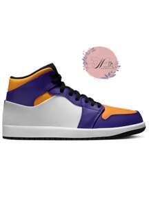 Jump1 Basketball Sports Shoes Beautiful Colors Exclusive 2024 Back To School Men's Women's Stock ! - Đội Lakers - Xem 2