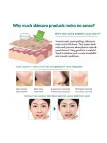 Gel Exfoliante de Arroz BIOAQUA Remueve Células Muertas, Aclara y Suaviza la Piel, Crema Exfoliante Facial Natural, Blanqueamiento, Hidratante, Reparadora, Anti Arrugas, Nutre. Crema Rostro, Cuidado de la Piel, Vitamina E, Elimina Manchas y Acne, Acido Hialuronico, Skin Care, Limpieza Facial, Disminuye Poros. White Rice, Piel mas Limpia, Sana y Suave. - Blanco - Ver 3