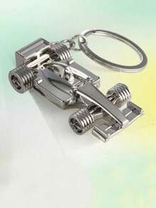 1 pièce Porte-clés mini voiture de course 3D personnalisé en métal, porte-clés en forme de voiture de sport avec texte de nom personnalisé, article porte-clés personnalisé avec gravure personnalisée, cadeau pour père, mari, petit-ami - Multicolore - Voir 3