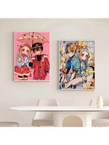 1PC Toilet Bound Hanako Kun Japan Anime Ideal Gift Canvas Painting Posters And Print Wall Decor Room Decoration Wall Art Pictures Aesthetic For Living Home Bedroom Decor No Frame