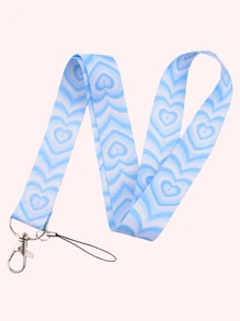 1 件时尚爱心图案手机挂绳长丝带多色挂绳，适用于手机挂绳、游戏机挂绳、相机挂绳、证件挂绳、出入证、交通卡、工作证、场地证书、音乐会、鸡尾酒会等。非常适合男朋友、女朋友、家庭成员、医生、护士、派对礼物袋挂绳带身份证夹汽车配件袋饰物圣诞节 - 多色 - 查看 6