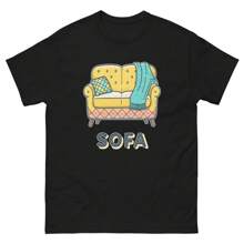 Sofa Popular Illustration Object T-Shirt