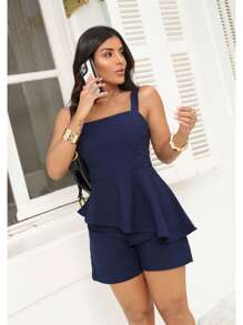 Conjunto Feminino Alfaiataria Sensoriale Shorts e Bata