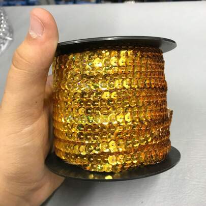 3 ou 10 Metros Fita Fio Lantejoula Paete Brilhante Carnaval Abada