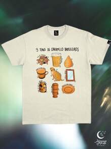 Camiseta 9 Tons de Caramelo - Creme