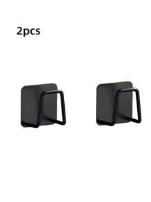 1/2/4pcs Stainless Steel Sponge Holder For Kitchen Sink,Scrub Holder For Kitchen Sink Sponge Holder Dish Scrubber Holder Kitchen Sponge Holder For Sink,Adhesive Sponge Hooks For Bedroom Bathroom Restroom