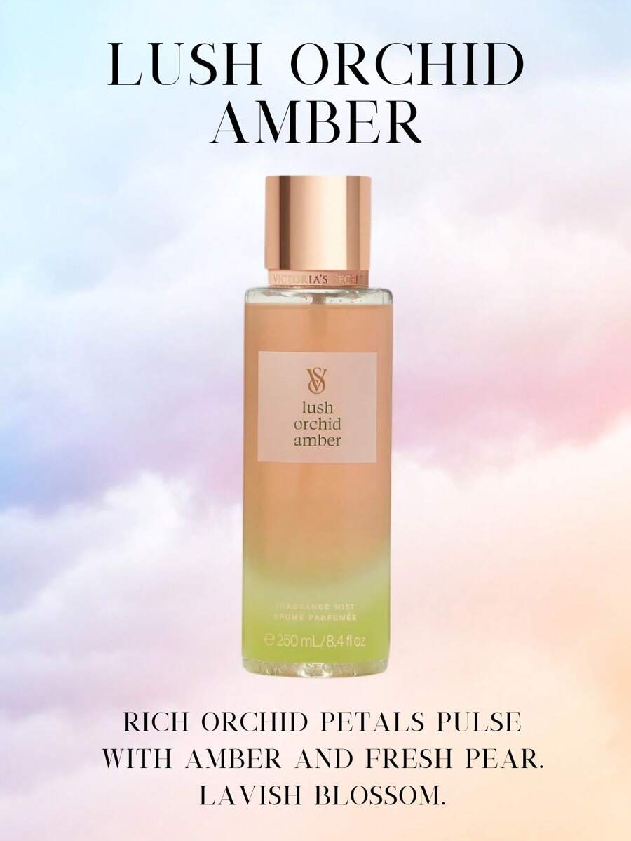 Victoria's Secret Victoria's Secret VS Body Mist Fine Fragrances Pink Perfume Dreamy Petals Sunlit Sparkling Blooms - Hổ phách phong lan tươi tốt - Xem 1