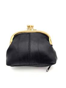 New Genuine Leather Wallet With Zipper Card Slots And Compartment For Women Wallet Mini Wallet Purse Wallet Coin Wallet - Black - View 2