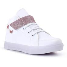 CALCADOS LGHT LIGHT Cheap Girls' Led Butterfly Boots High Top Sneakers