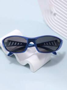 1pc Novos óculos de moda futuristas prateados ocos, óculos de moda retrô de alta qualidade estilo rua europeu e americano, adequados para atividades ao ar livre, passeios, festas, viagens, sessões de fotos, ideais para presentes de feriado e aniversário