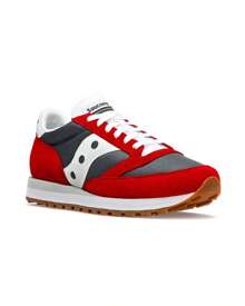 SAUCONY Jazz 81 - 运动鞋 - 紅色和灰色 - 查看 3