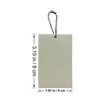 定制亚克力身份证钥匙扣，个性化定制双面装饰，家居装饰，房间装饰，墙壁装饰，酒吧装饰，咖啡厅装饰，3.15 X 2 英寸 - 彩色 - 查看 3