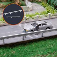 Model Miniature Train Railway Fence Railings Guardrails Model - Stackable ABS Plastic, Perfect For HO N Train Railway Hobbyists Model Making - As Photo - View 11